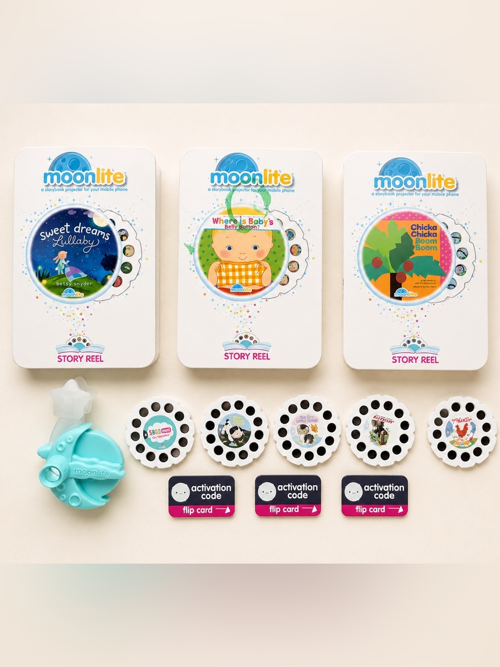 Moonlite Story Reel Set — Story Reels for Kids / Learning Toddler Bedtime